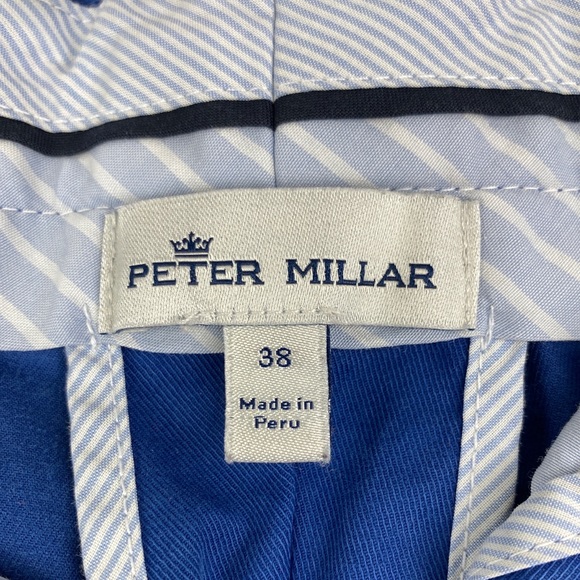Men’s Peter Millar Dark Blue Chino Golf Shorts Size 38 - Picture 2 of 4
